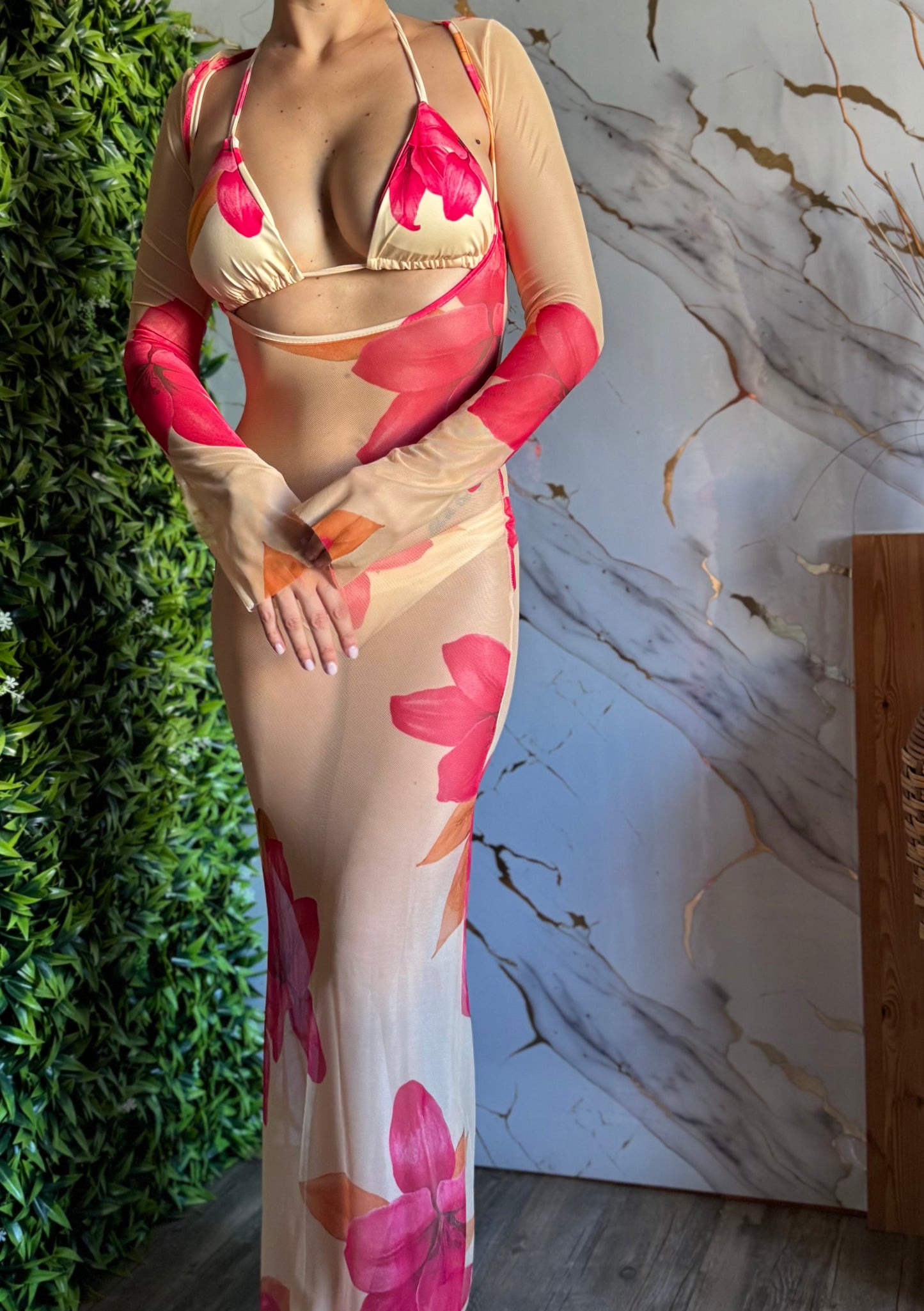Costume e copri costume Fleur
